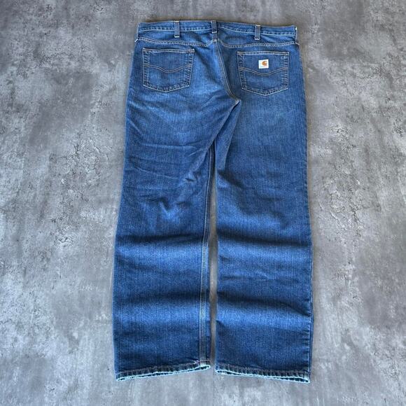 Vintage Y2K Carhartt Straight Fit Denim Carpenter Jeans - Picture 1 of 4